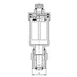 Повітровідвідник автоматичний прямий із зворотним клапаном 1/2" Koer KR.1244 (KR3116), фото 2
