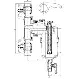 Сепаратор шламу універсальний магнітний з кранами 3/4" Koer KR.1272 (KR3123), фото 2