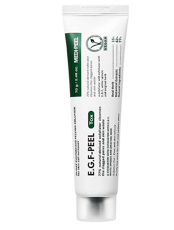 Веганський детокс-пілінг з мікроголками Medi-Peel E.G.F-Peel Tox 70 мл.