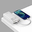 УМБ Power bank (зовнішній акумулятор) Baseus 30000 мАг Bipow Digital 20 Вт Білий (PPDML-N02), фото 7