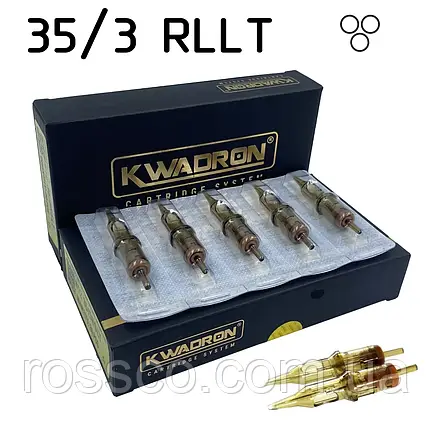 Картриджі KWADRON 35/3 RLLT 20 шт. упаковка, фото 1
