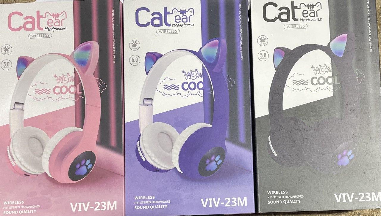 Безпроводні наушники котячі вуха Cat ear VIV-23M, фото 1