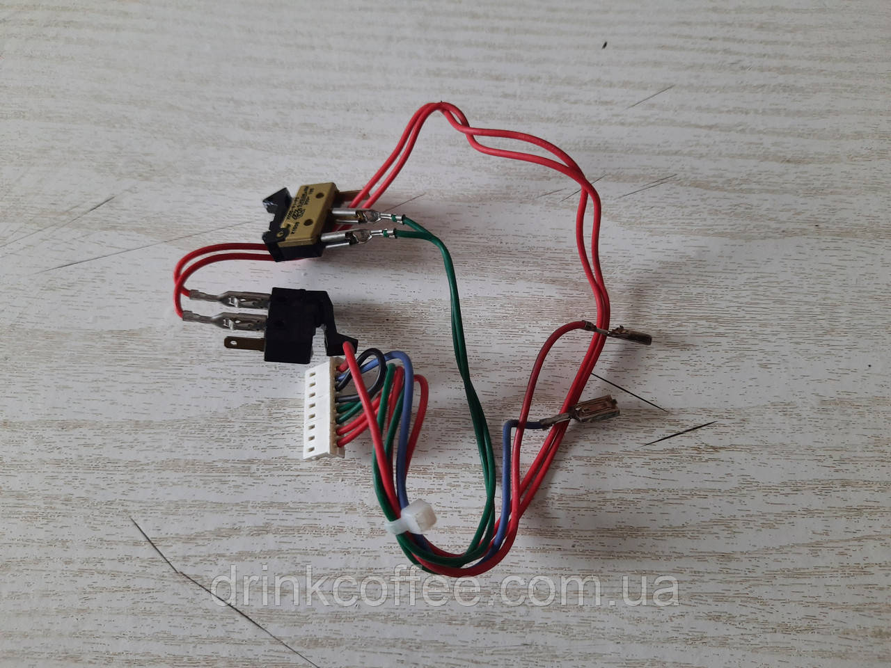 Дроти та мікроперемикач редуктора для кавомашини Saeco 5000 Incanto Black EP5310/10 б/у, фото 1