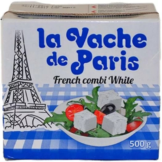 Сир М'який Паризька Буренка La Vache de Paris French Combi White 500 г Франція