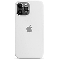 Cиликоновый чехол накладка Apple Silicone Case for iPhone 13 Pro Max, White (HC)(A)
