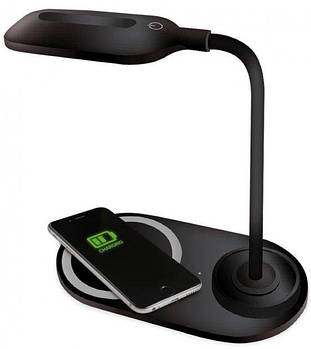 Лампа настільна світлодіодна Platinet PDL1930B 10w чорна USB
