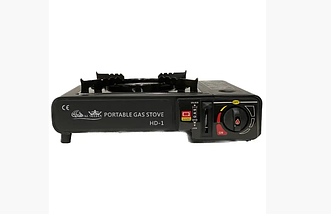 Портативна газова плита туристична з перехідником Portable Gas Stove, фото 5