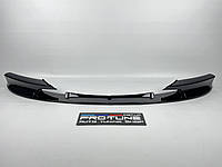 Накладка (Губа) на передний бампер BMW 3 f30 f31 M-performance Чорний глянец