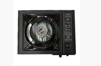 Портативна газова плита туристична з перехідником Portable Gas Stove, фото 4