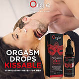 Збудливий гель для клітора "Orgasm Drops Kissable " від Orgie 30 мл., фото 5