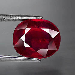 Рубін  2.68 Ct.  8.6 x 7.4 x 3.8 mm