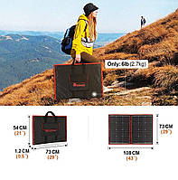 Складна сонячна панель 100 Вт 12 V DOKIO FFSP-110W з контроллером
