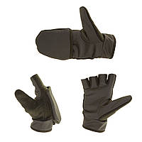 Тактические зимние перчатки-варежки без пальцев ВСУ khaki