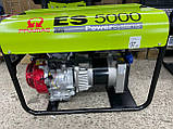 PRAMAC ГЕНЕРАТОР ES5000 AVR 4,6 kW бензин Італія двигун HONDA, фото 5