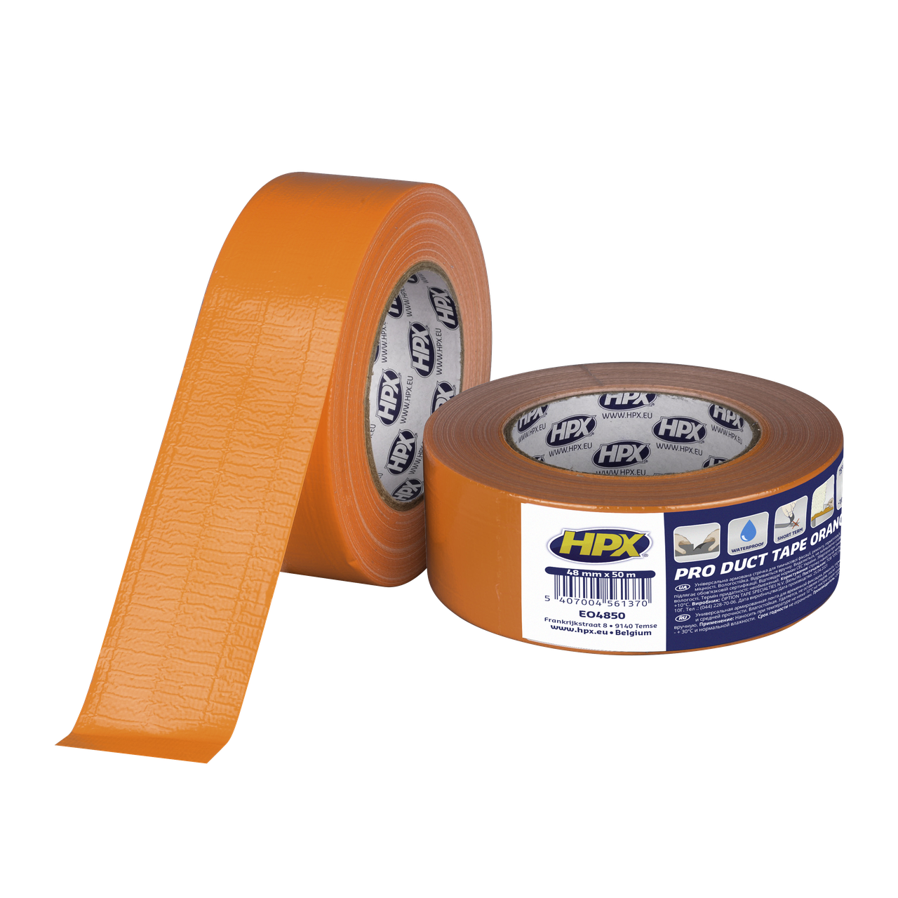 HPX PRO Duct Tape - 48мм х 50м -  універсальна ремонтна стрічка