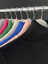 Стильні жіночі гольфи (водолазки), S/M (42-44), L/XL (46-48) - сірі, чорні, зелені, сині, рожеві, фото 3