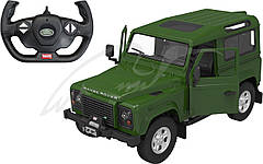 Машинка на пульті керування Rastar Land Rover Defender (78460) іграшковий джип на радіокеруванні 1:14 зелений