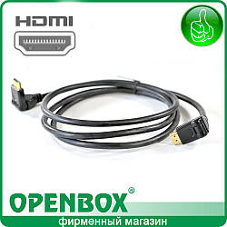 Кабель HDMI — HDMI з поворотними роз'ємами 30AWG завдовжки 1,8 м