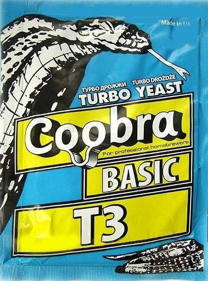 Сухі турбо дріжджі Coobra Basic T3