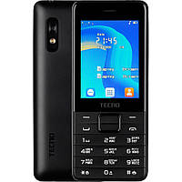 Кнопковий телефон Tecno T454 Black (4895180745973) (UA UCRF)