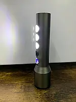 Мощный ручной фонарик с аккумулятором 5W+3COB, usb micro charge/ Светодиодный LED фонарь