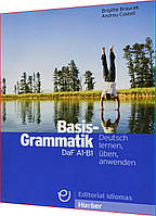 Basisgrammatik DaF A1-B1, Idiomas. Книга з граматики німецької мови. Підручник. Hueber