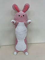 Подушка - игрушка детская с пледом внутри Кролик 21208 розовая мягкая игрушка-трансформер 3в1 Sofi-soft