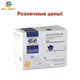 Тест-смужки в роздріб для глюкометра Bionime GS300