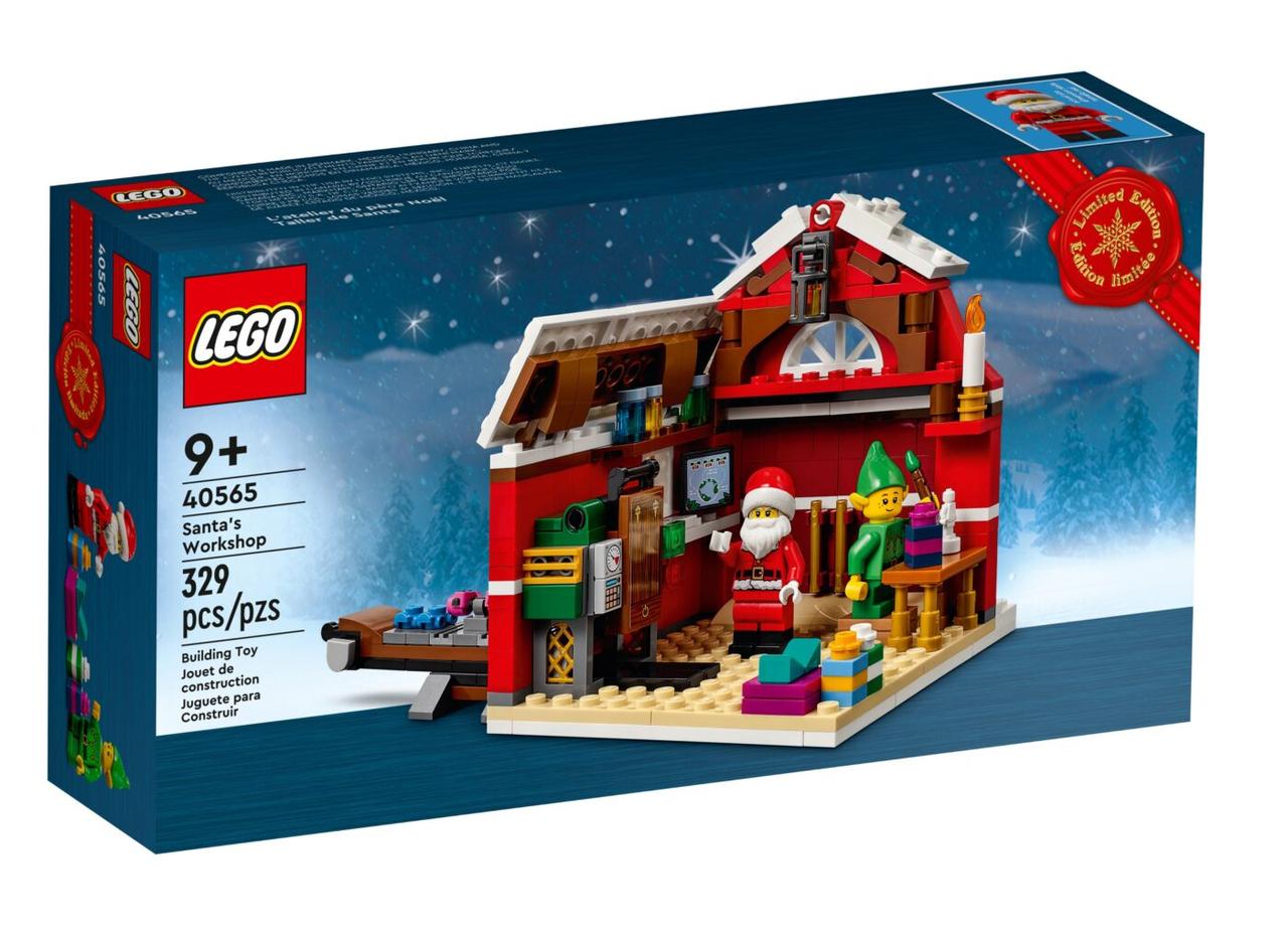 Конструктор LEGO Різдвяна майстерня Санти (40565), фото 1