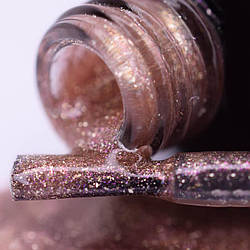 Гель-лак PNB 242 (рожеве золото з блискітками)