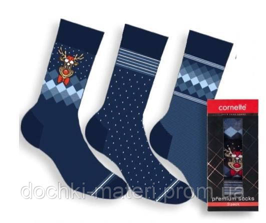 Набір чоловічих шкарпеток Premium (3 пари) CORNETTE
