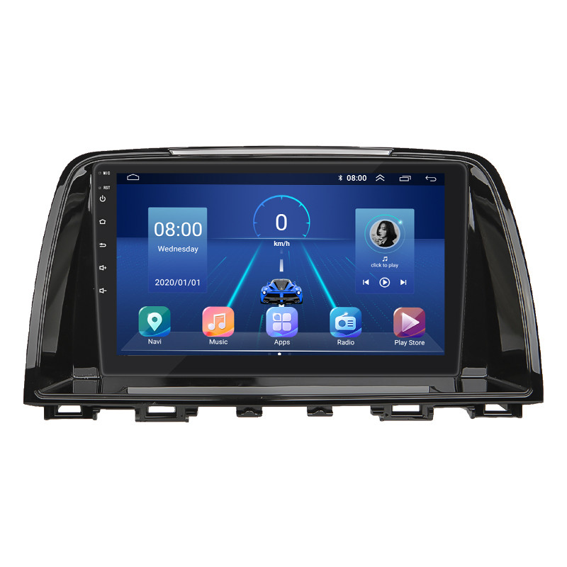 Штатна магнітола Lesko для Mazda 6 III (GJ) 2012-2015 екран 9" 6/128Gb 4G Wi-Fi GPS Top Мазда