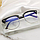 Комп'ютерні окуляри блокувальне синє світло, колір чорно-сріблясті, фото 7