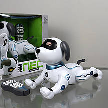 RC 0004 Робопіс собака на радіокеруванні, сенсор, акумулятор, танцює, музика, світло, коробка 29-27-17,5 см, фото 5