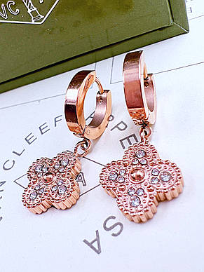 Сережки Stainlees steel преміум, фото 2