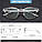 Комп'ютерні окуляри блокувальне синє світло, колір прозоро-сріблясті, фото 4