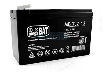 Акумулятор AGM MegaBat 12V 7.2 Ah VRLA