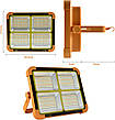 Портативна сонячна батарея світлодіодна лампа + Power bank12000 mAH, фото 3