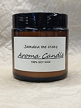 Соєва аромасвіча у скляному підсвічнику "Jamaica Me Crazy" Шалена Ямайка 100 мл