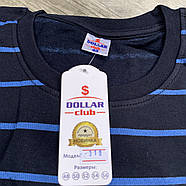 Джемпер чоловічий бавовна на байці з начосом Dollar Club, Узбекистан, розмір 48-56, синій, 08892, фото 4