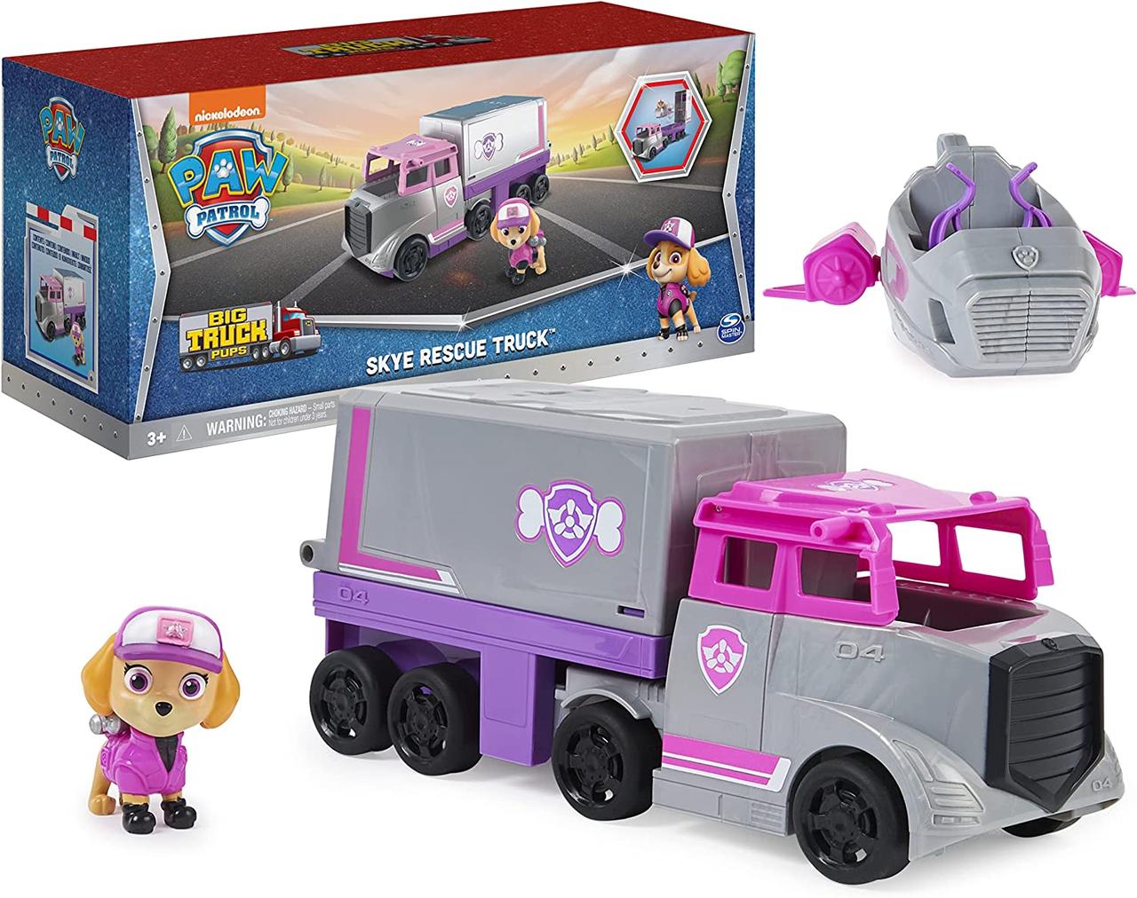 Ігровий набір Щенячий Патруль Скай вантажівка-трансформер Paw Patrol Big Truck Pup Skye
