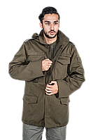 Демисезонная тактическая оливковый куртка парка M65 Classic с водоотталкивающей пропиткой, 48-50, 170-176