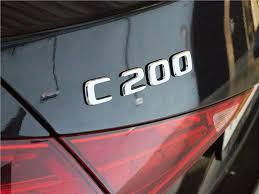 Шильдик емблема напис на багажник Mercedes C200 C 200 колір хром