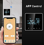 Розумний програмований сенсорний термостат AVATTO TUYA (3A) для газових котлів з WIFI управлінням, фото 5