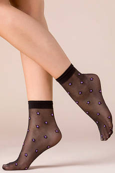 Шкарпетки Gabriella Stars Color - чорний