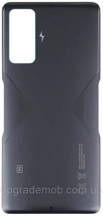 Задня кришка Xiaomi Poco F4 GT чорна Stealth Black оригінал