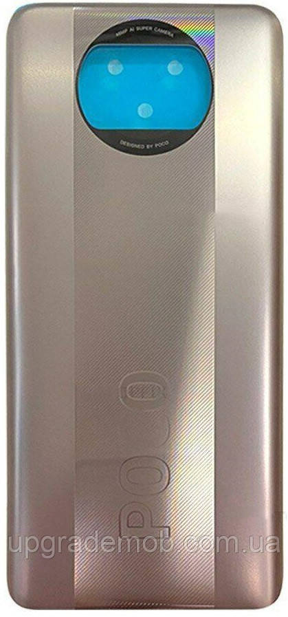 Задня кришка Xiaomi Poco X3 Pro бронзова Metal Bronze 64MP