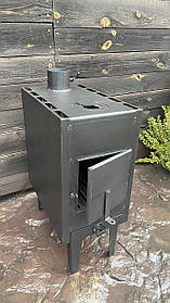 Піч-буржуйка КИЇВ 4мм з радіатором і варильною поверхнею