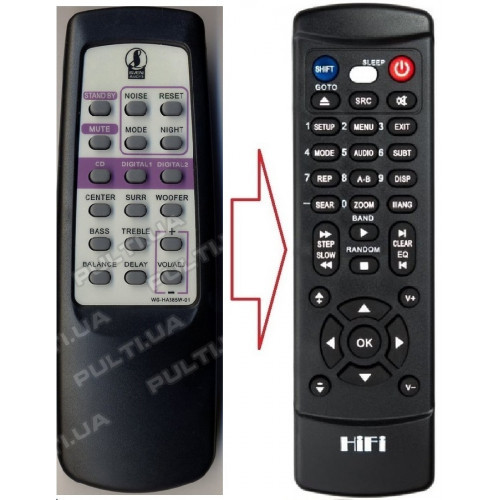 Пульт для SVEN WG-HA385W-01 (аналог), фото 1