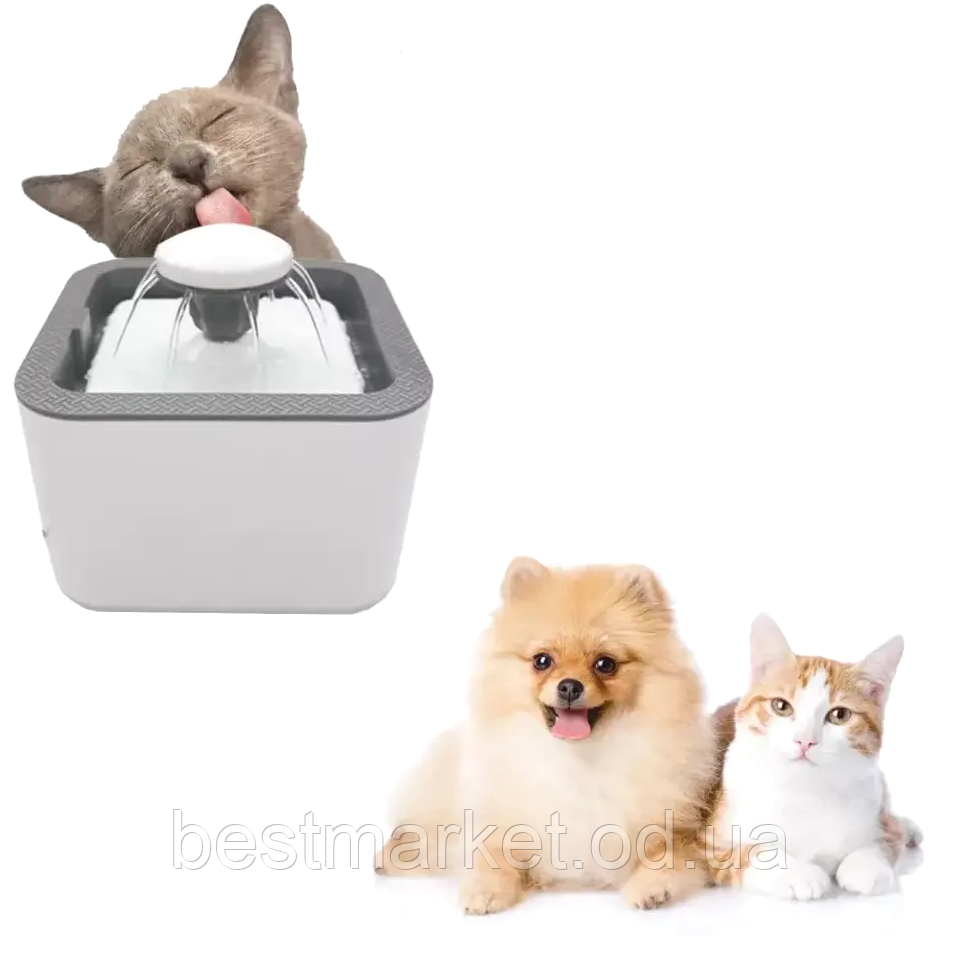 Поїлка для Собак і Кішок Автоматична Pet Water Fountain Автопоїлка